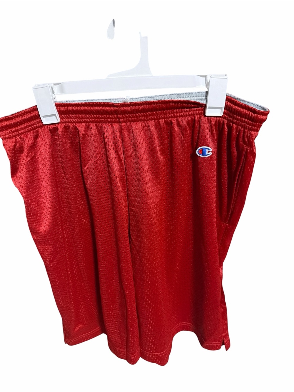 Champion Red Mesh Athletic Shorts for Kids